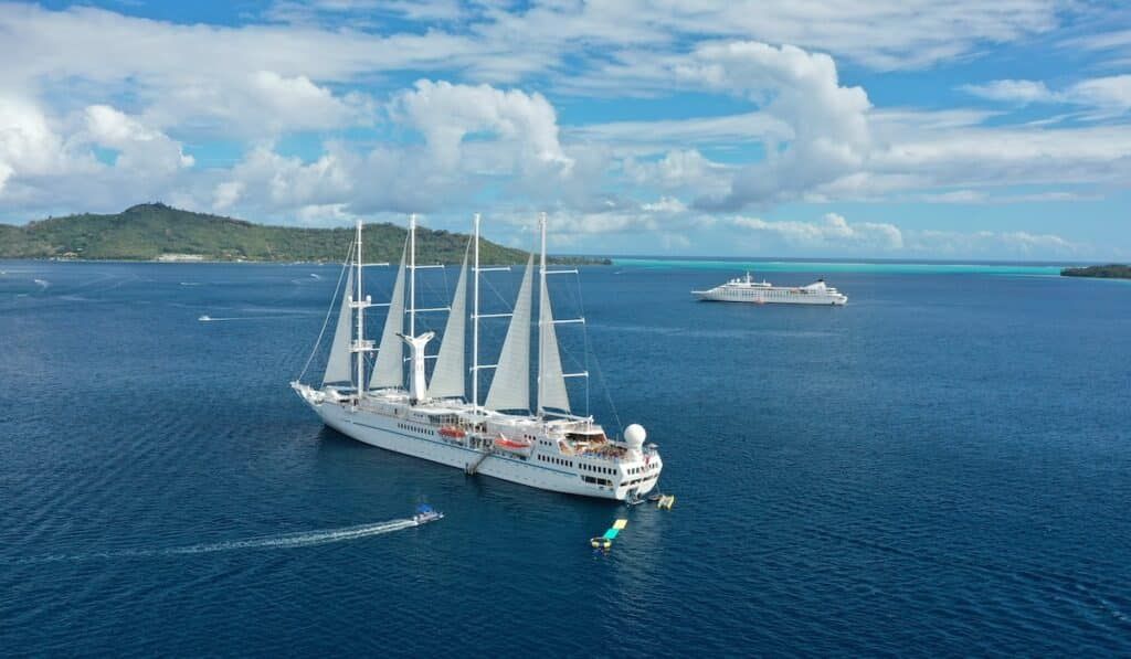 star spirit and star breeze in tahiti windstar cruises