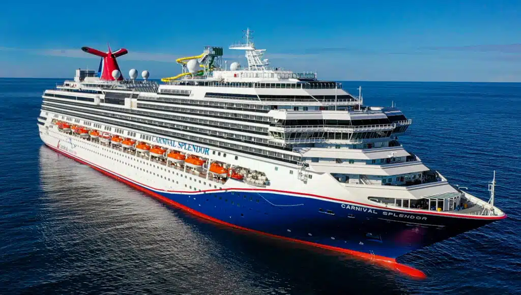 carnival splendor exterior aerial