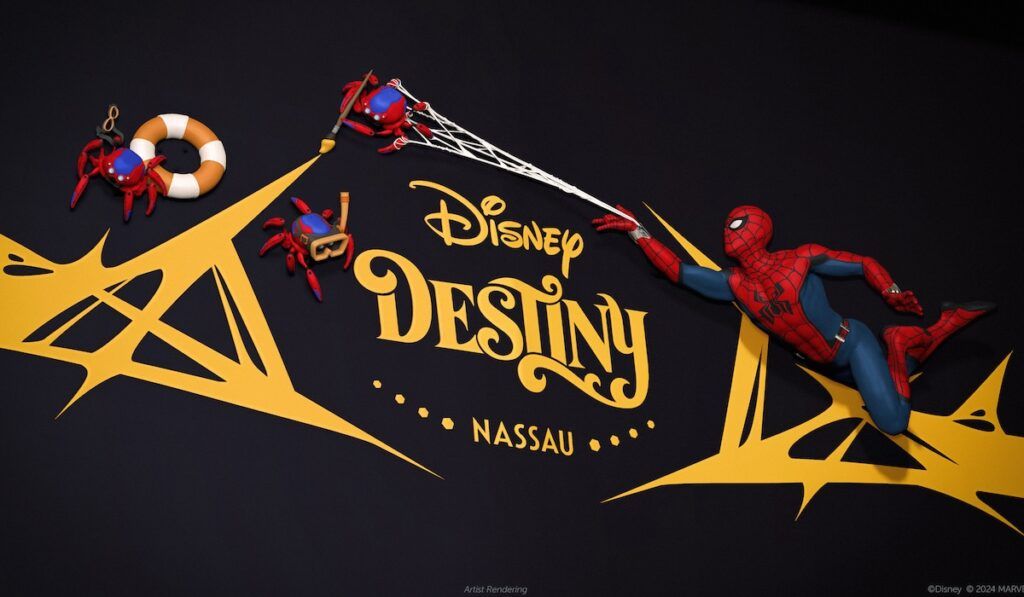 spider man and spider bots disney destiny stern character