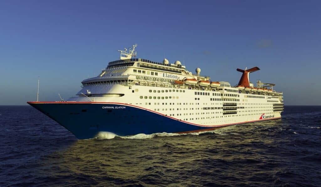 carnival elation exterior aerial