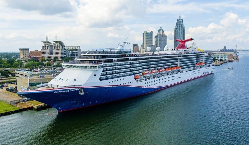 carnival spirit in mobile, alabama