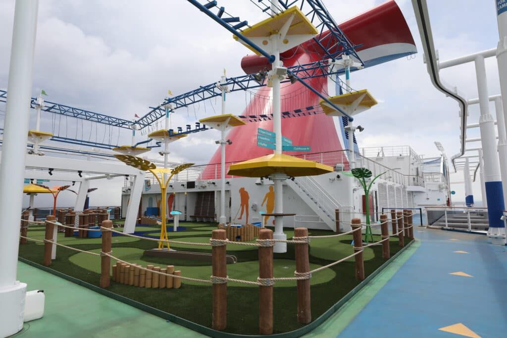 carnival panorama refreshed mini golf area