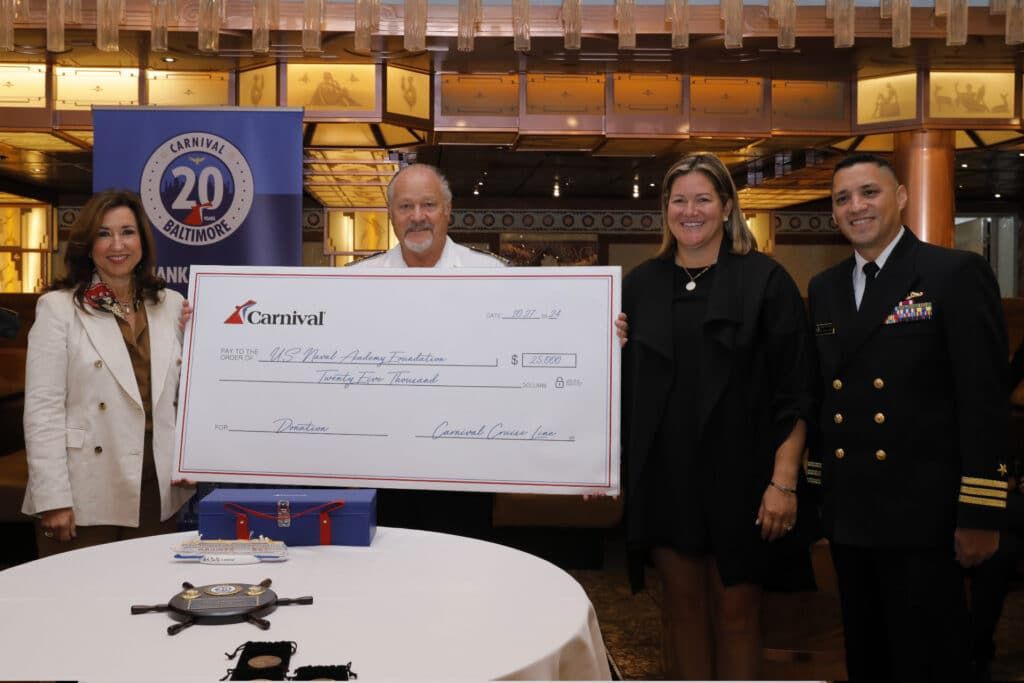 carnival cruise line honoring baltimore first responders event