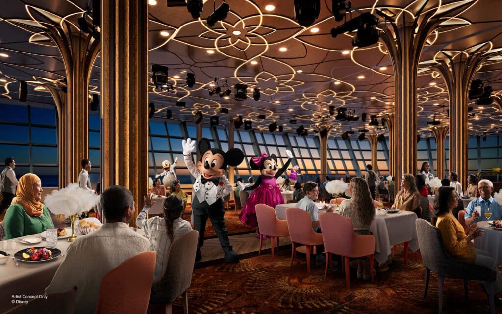 disney adventure hollywood spotlight club main dining room