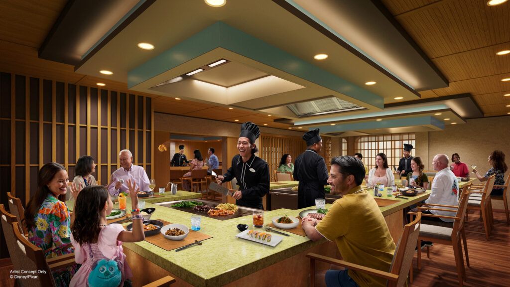 mike and sully's teppanyaki disney adventure 