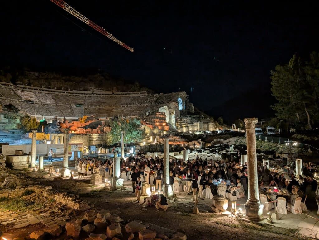 ephesus dinner event windstar cruises 40th anniversary