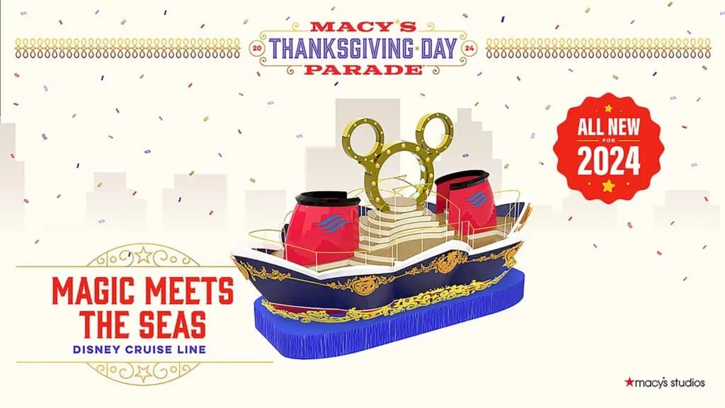 disney cruise line macy's thanksgiving day parade