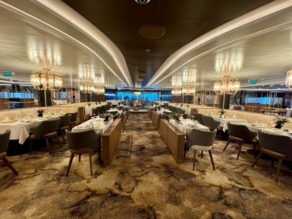 The Sanctuary Restaurant on Sun Princess