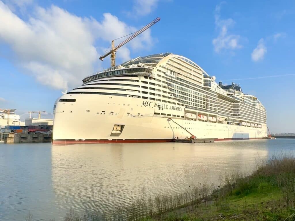 new MSC World America cruise ship