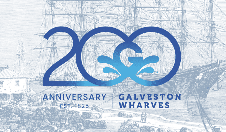 port of galveston 200th anniversary graphic