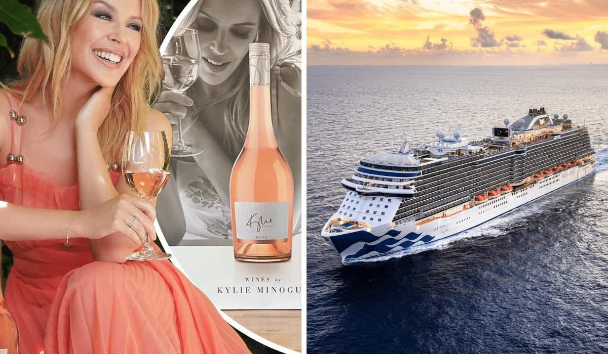 princess cruises kylie minogue sparkling rosé