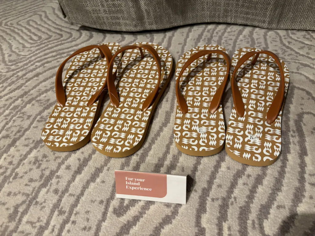 princess cruises sanctuary collection flip flops