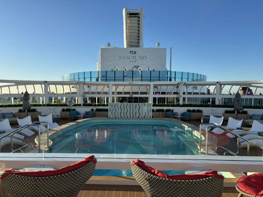 sun princess sanctuary club sundeck