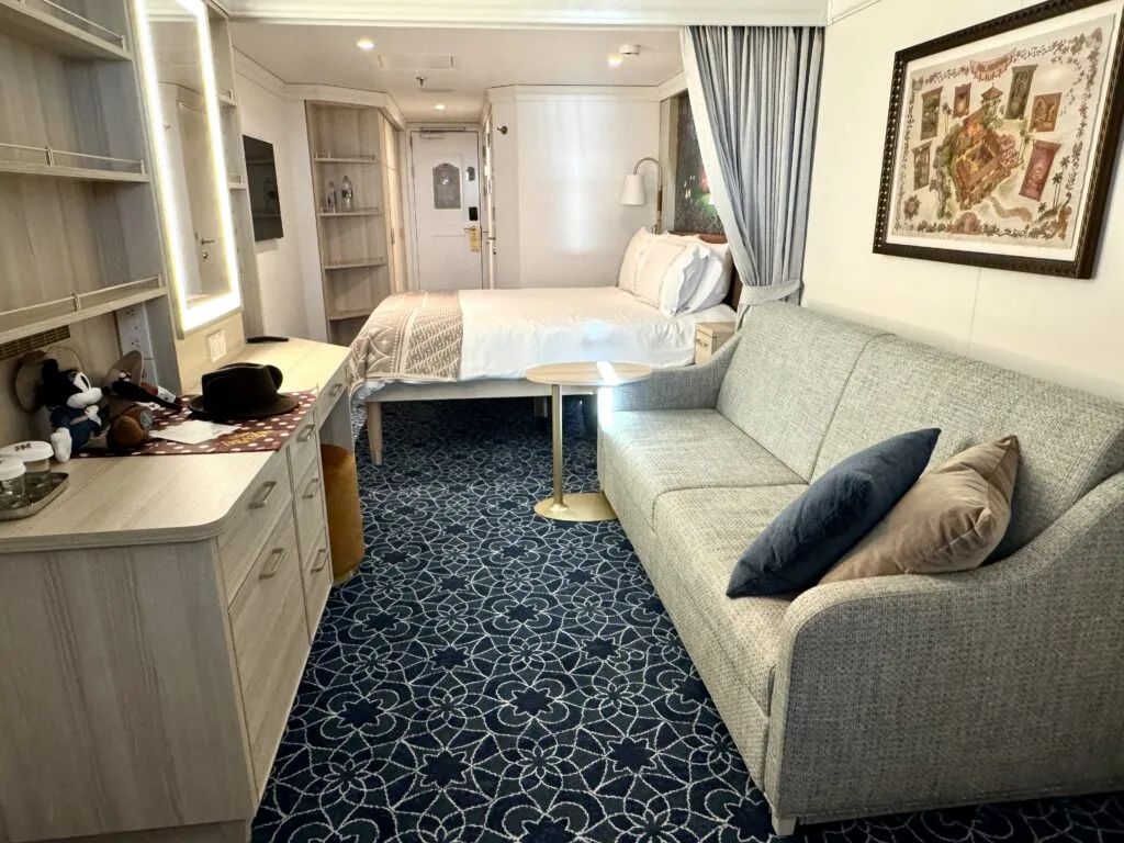 Disney Treasure Deluxe Family Oceanview Stateroom with Verandah