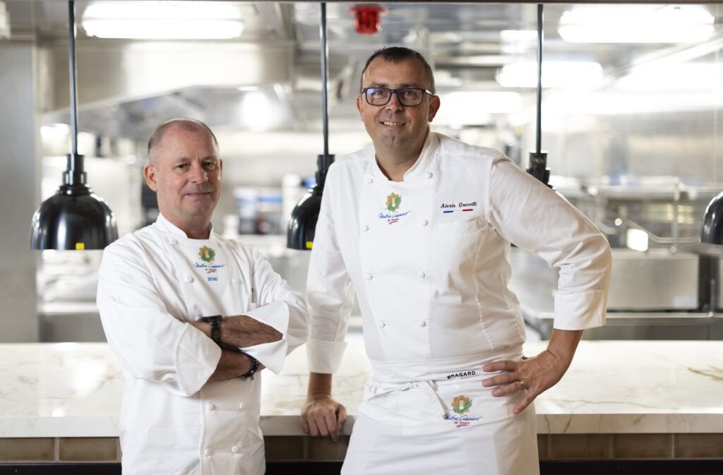 chefs eric barale and alexis quaretti oceania cruises