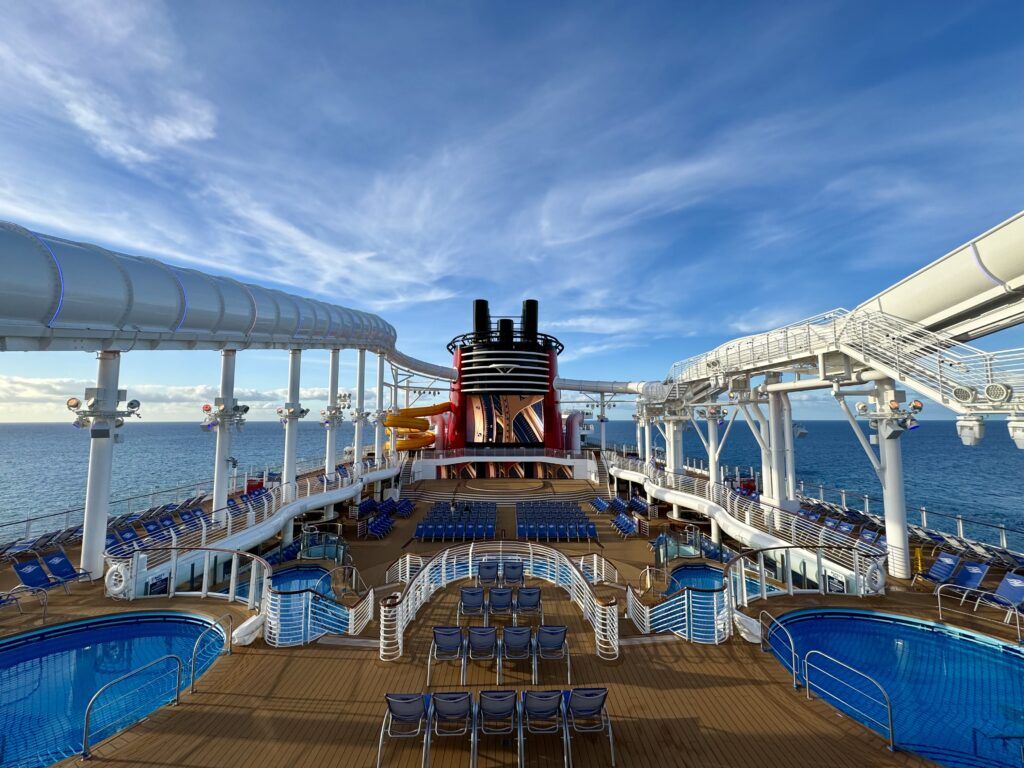 Pool Deck on Disney Treasure Cruise Ship Review