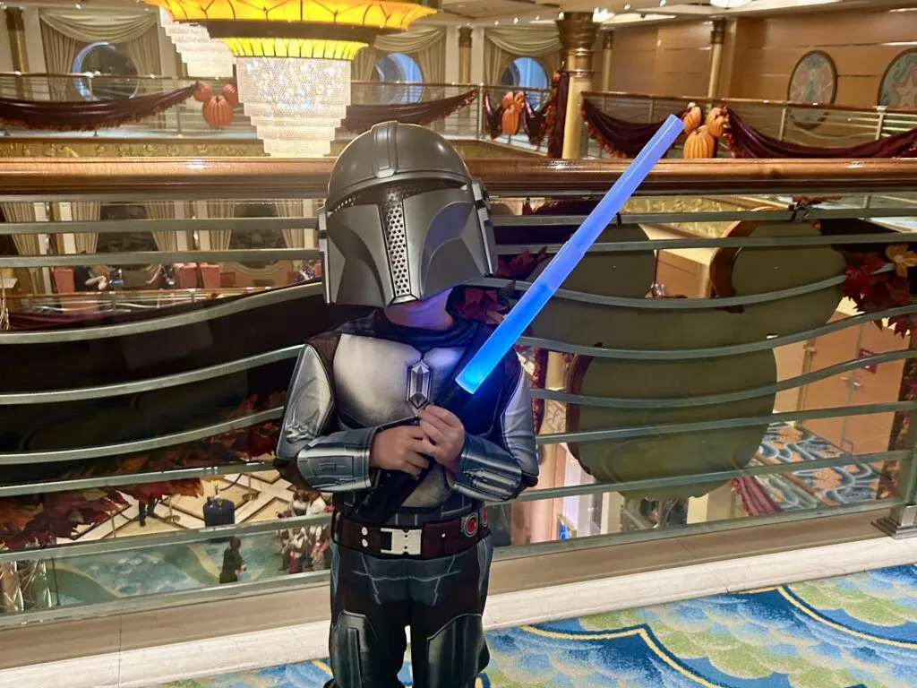 my son's first Disney cruise