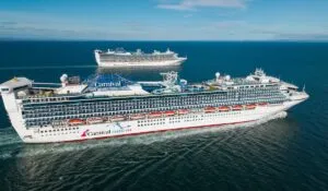 carnival cruise line adventure and carnival encounter aerial