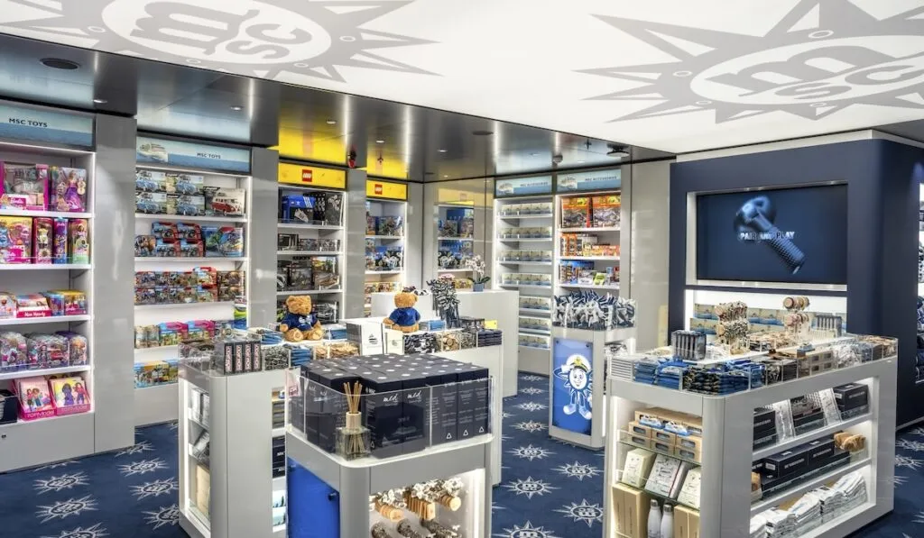 msc world europa msc shop