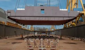 regent seven seas prestige keel laying