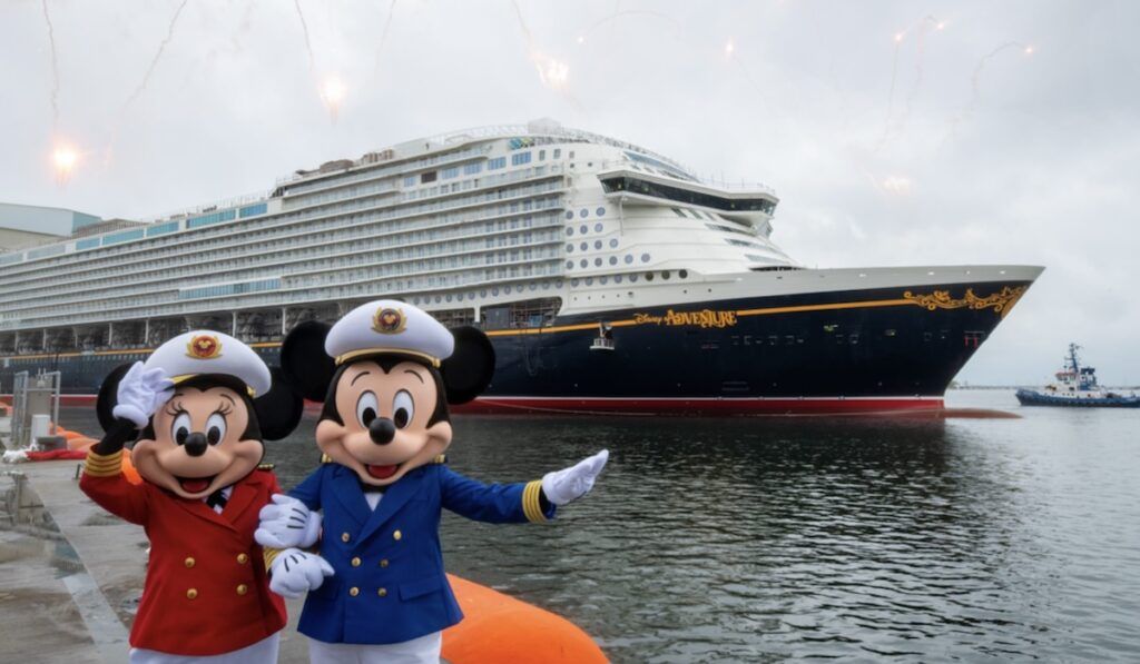 disney adventure floated out meyer werft