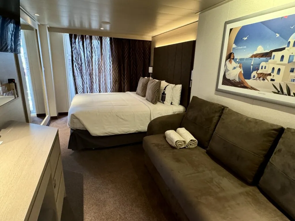 MSC World America Deluxe Balcony Cabin