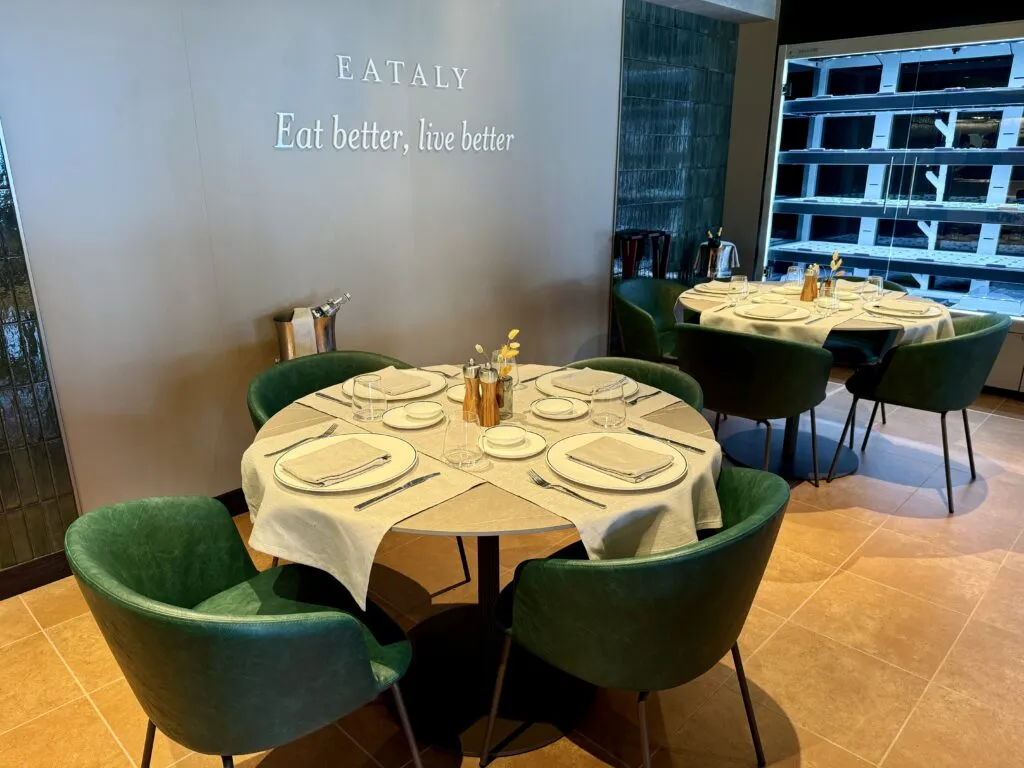 first impressions MSC World America - Eataly