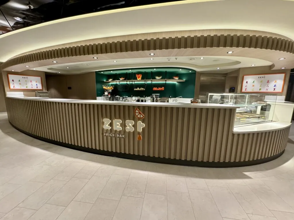 MSC World America bars, menus, drink prices