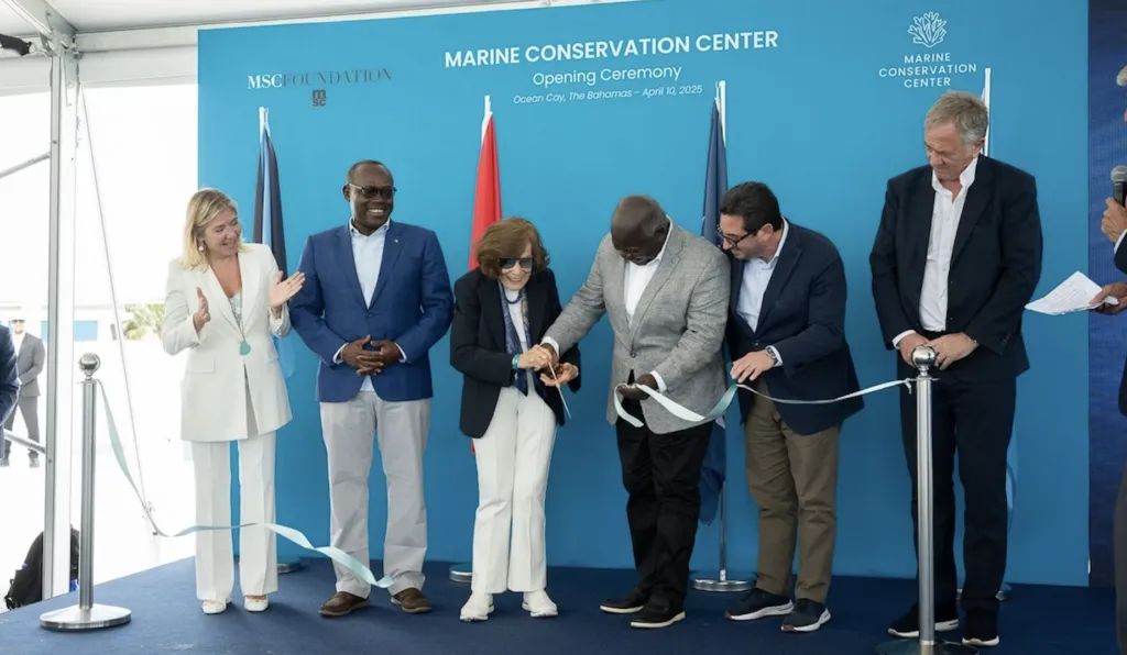 msc foundation ocean cay conservation center opening
