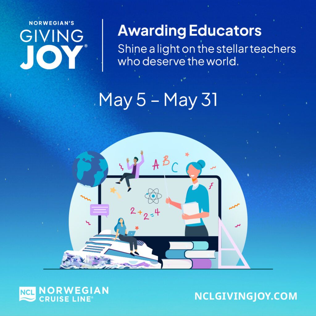 norwegian cruise line giving joy program