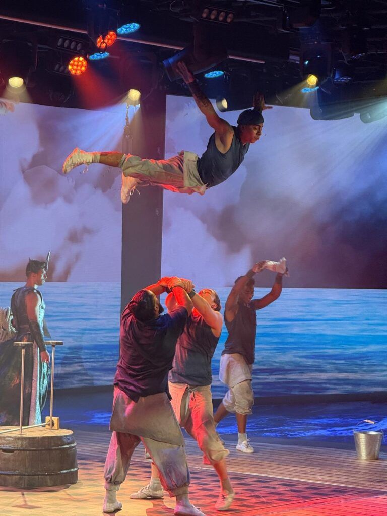 msc world america odyssey stage show