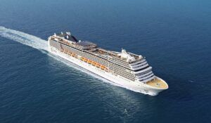 msc magnifica exterior aerial