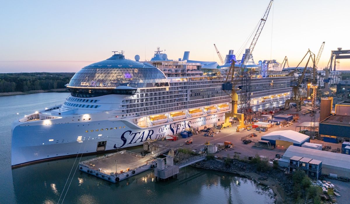 star of the seas completes sea trials royal caribbean