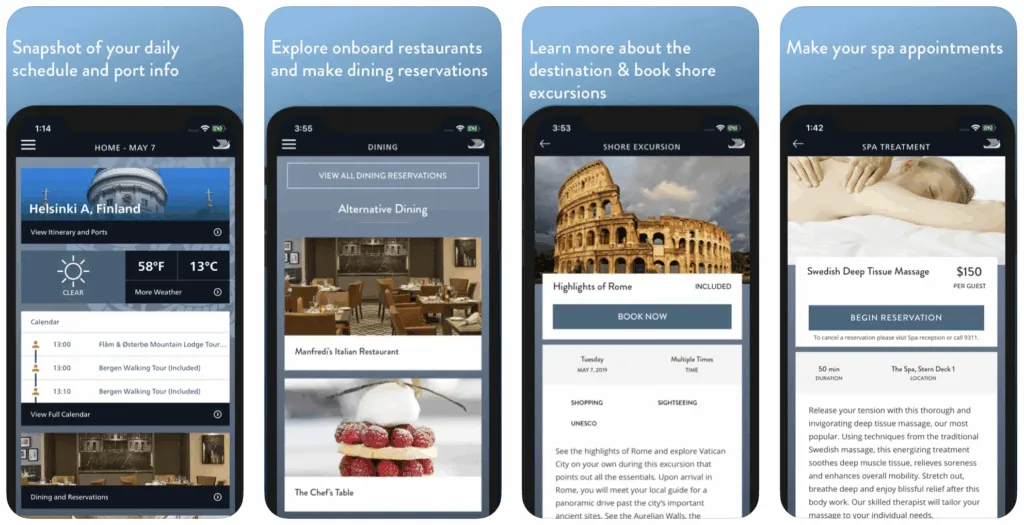 viking voyager app screenshots