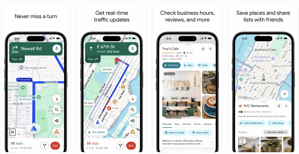 google maps app