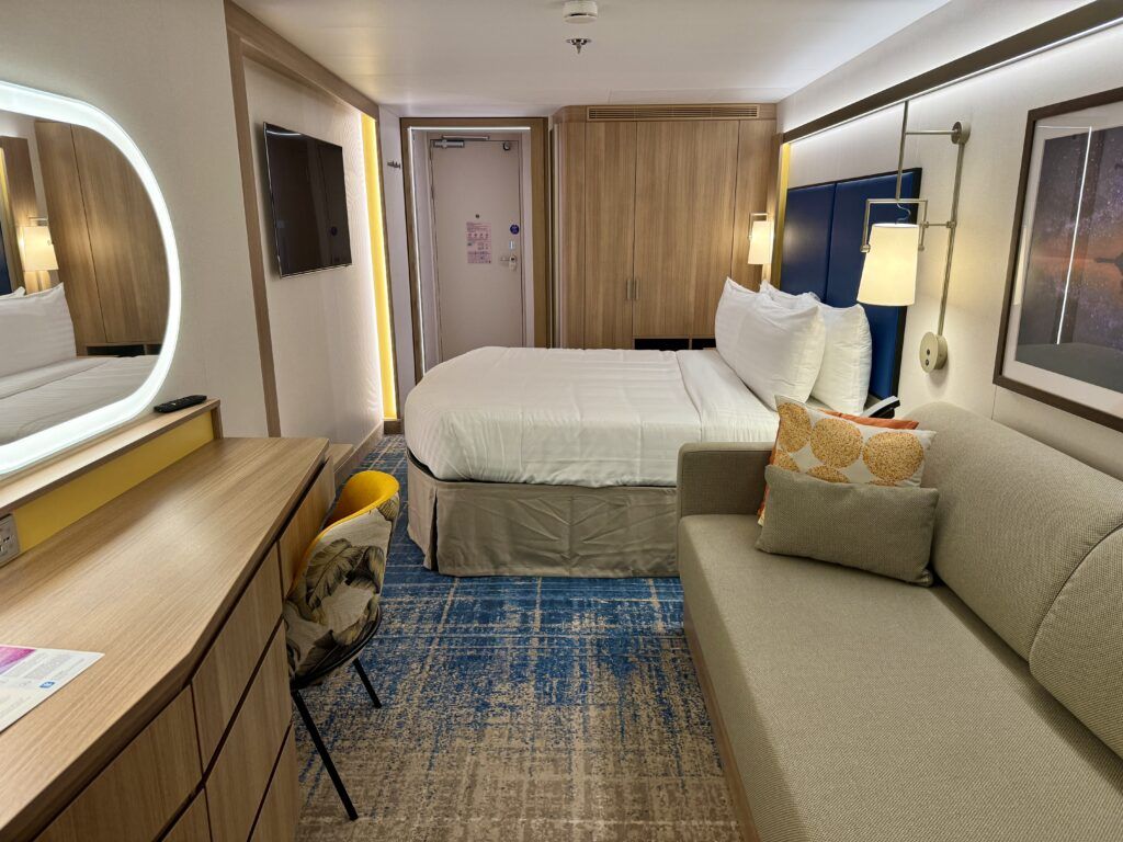 star of the seas balcony cabin review: ocean view balcony vs. infinite ocean view balcony