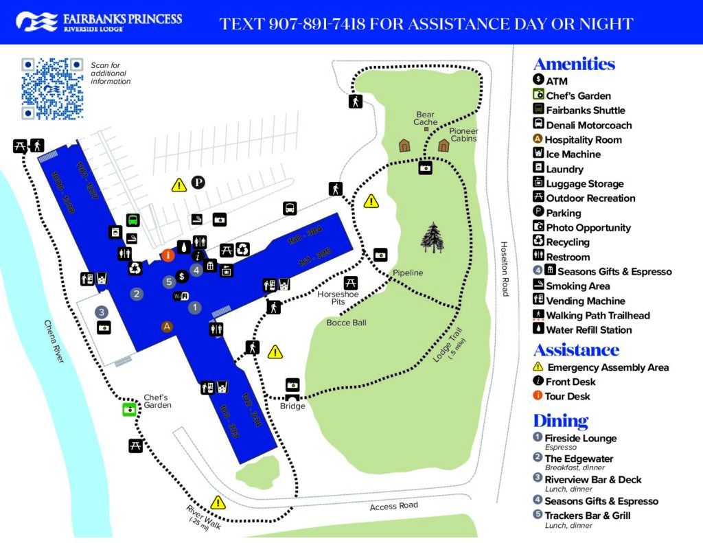 Fairbanks Princess Lodge map