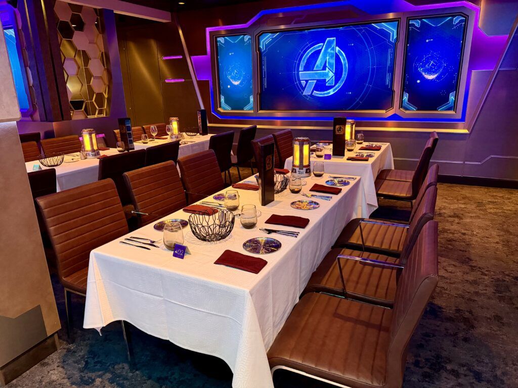 avengers worlds of marvel restaurant disney destiny