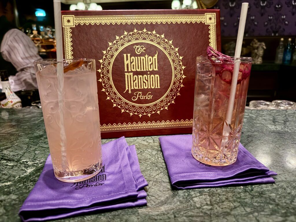 haunted mansion parlor cocktails disney destiny