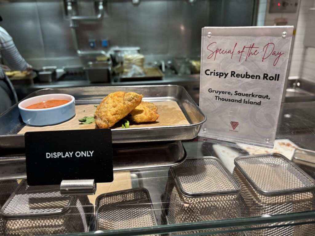 crispy reuben rolls special at the galley valiant lady