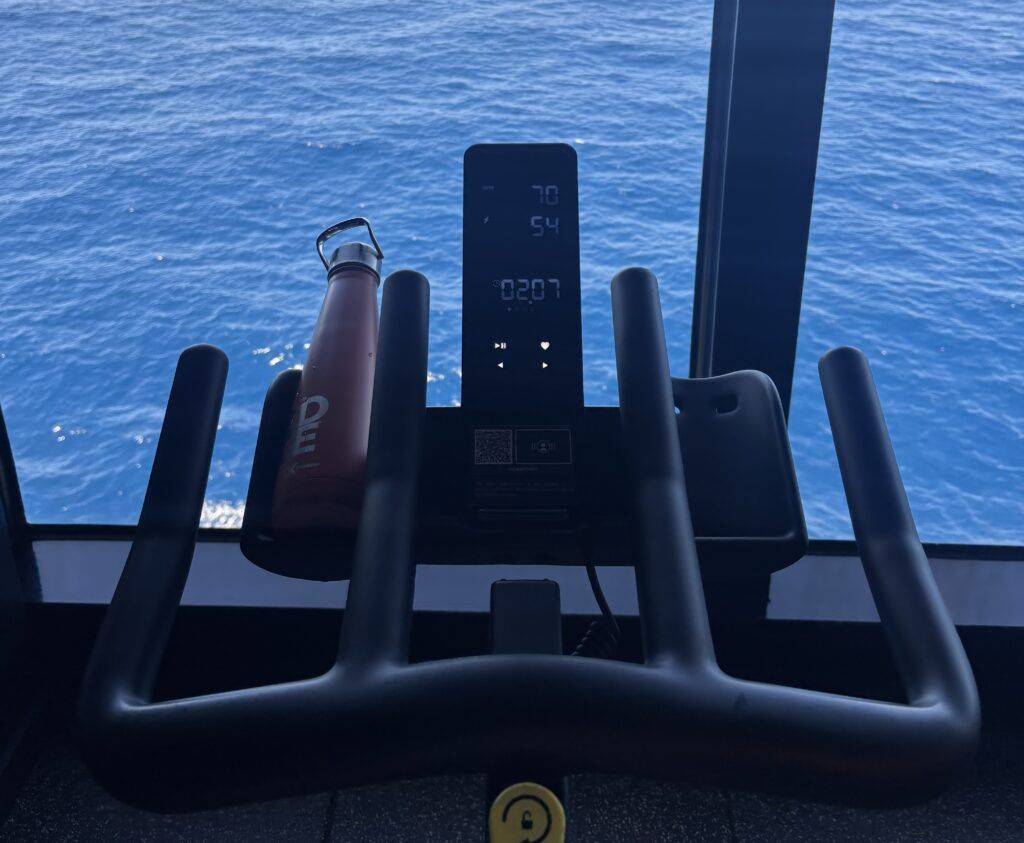 spin class valiant lady virgin voyages