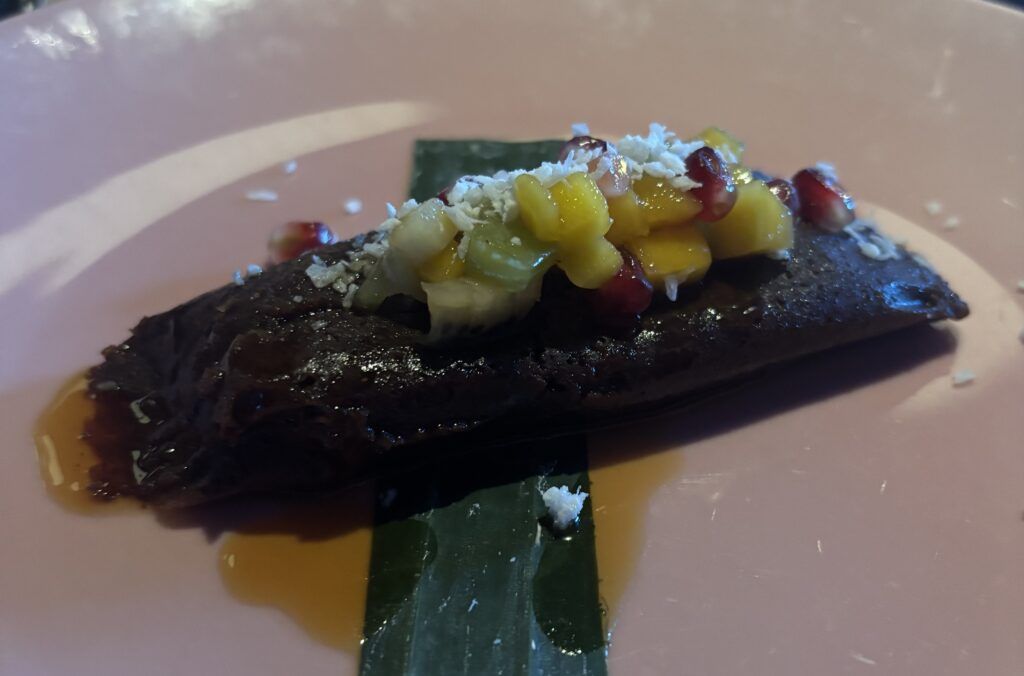 pink agave chocolate tamale