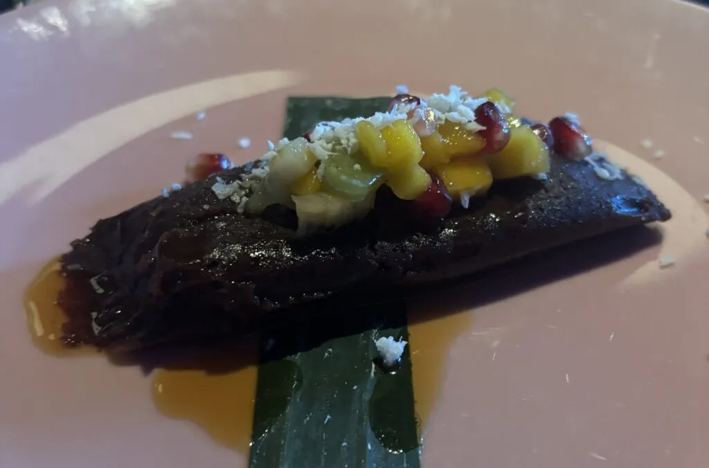 pink agave chocolate tamale