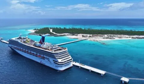 Carnival Sunrise aerial