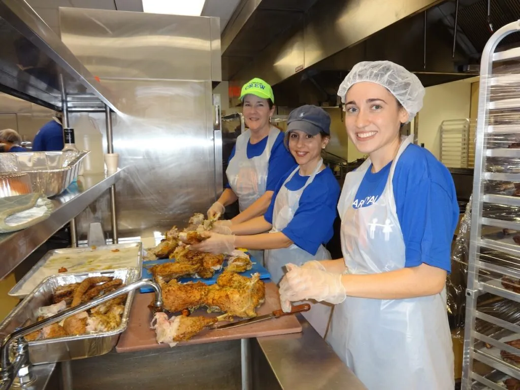 Preparing Thanksgiving Carnival Cruise Line