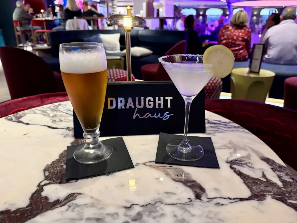 Draught Haus on Virgin Voyages Brilliant Lady