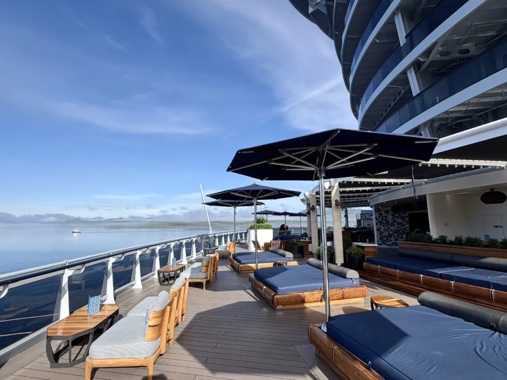 The Dock on Virgin Voyages Brilliant Lady
